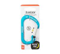 Nite Ize Unisex's Aluminum Carabiner Slidelock, Blue, Size 4