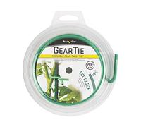 Nite Ize Unisex's Gear Tie Reusable Foam Twist Tie-20 ft, Green, 20ft