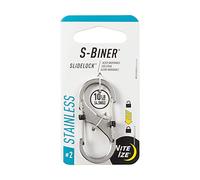 Nite Ize Unisex's S-Biner Stainless Steel Slide Lock, Size 2