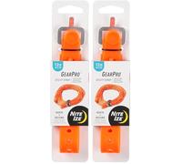 Nite Ize USS12-31-R3 GearPro, Utility Strap to Secure Tarps, Hoses, Skis, Lumber, 70 lb. Load Limit, 12 inch, Black, Bright Orange (Pack of 2)