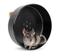 Niteangel 13.8'' Chinchilla Wheel - Quiet & Sturdy Exercise Wheel for Chinchilla or Other Similar-Sized Pets (for Chinchilla, 13.8 inch Running Drum Wheel)