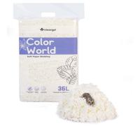 Niteangel Aspen Shaving Hamster Beddings for Syrian Dwarf Hamster Gerbil Mice Degu Rat Rabbit Bunny Guinea Pig Chinchilla Hedgehog or Other Small Pets (36L - White Paper Bedding)