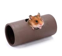 Niteangel Ceramic Hamster Tunnel & Tubes Hideout: for Dwarf Robo Syrian Hamsters Mice Rats or Other Small Animals (Tunnel - Small)