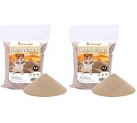 Niteangel Hamster Desert Bath Sand | No-Dust Bath or Potty Litter for Hamsters, Chinchillas, Gerbils, Mice, Degus and Other Small Pets (2.5LB, Desert Sand) (Pack of 2)