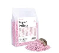 Niteangel Hamster Paper Pellets Bedding for Syrian Dwarf Hamsters Gerbils Mice Mouse Lemming Degus or Other Small-Sized Pets (Pink)
