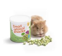 Niteangel Hamster Snack & Treats Toy - Small Animal Natural Treat for Dwarf Syrian Robo Hamsters Gerbils Mice Degus or Other Pets (Freeze-dried Pea - 1.4oz (40g))