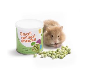 Niteangel Hamster Snack & Treats Toy - Small Animal Natural Treat for Dwarf Syrian Robo Hamsters Gerbils Mice Degus or Other Pets (Freeze-dried Pea - 1.4oz (40g))