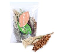 Niteangel Natural Flower & Herb Hamster Bedding Mate - Habitat Decor for Hamsters Gerbils Mice Lemming Degus or Other Small Pets (Harvest Wind - Natural Poem Version)