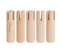 Niteangel Set of Beech Stilts for Elevating & Safely Setting Multi-Chamber Series Maze House or Hamster Wheel Platform (Set of 5 Stilts (4.33'' H))
