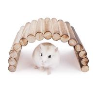 Niteangel Small Animal Climbing Toys - Suspension Bridge Ladder for Hamsters Gerbils Mice Rats Guinea Pigs or Other Small Pets (7.8'' x 3.9'')