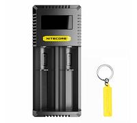 Nitecore Ci2 Intelligent USB-C QC/PD Quick Battery Charger Dual-Slot for Li-Ion/Ni-MH/Ni-Cd/IMR 14500 16340 18350 18650 20700 21700 AA AAA with NITECORE Tag