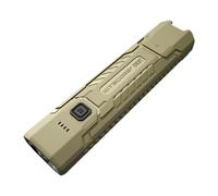 Nitecore EDC07 EDC07 EDC Flashlight High CRI Three Color Temperatures Ultra Light PC Material, with Strobe/SOS Modes, 1500 Lumen w/Eco-Sensa Type C Charging Cable - TAN Color