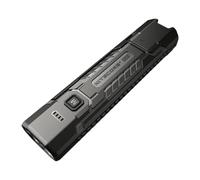 Nitecore EDC07 EDC07 EDC Flashlight High CRI Three Color Temperatures Ultra Light PC Material, with Strobe/SOS Modes, 1500 Lumen w/Eco-Sensa Type C Charging Cable - Black Color