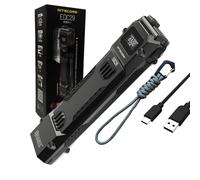 Nitecore EDC29-6500 Lumen Every Day Carry Rechargeable Flashlight with Eco-Sensa USB-C Charging Cable