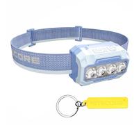 Nitecore HA23 UHE 600 Lumen MCT Outdoor Headlamp Multiple Color Temperatures Lightweight AAA Headlight Tag (Blue)
