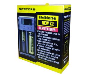 Nitecore i2 New Intelligent 18650 26650 AA AAA Batteries Charger