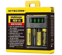 Nitecore i4 V2 Intellicharger 4-Bay Smart Charger | Color LED Display - UK Plug