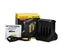 NITECORE Intellicharger i8 8-Bay Smart Battery Charger Li-ion Ni-MH USB UK PLUG