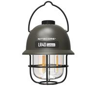NITECORE LR40 Multifunct al Rechargeable Camping Lantern 100 Lumens w/Eco-Sensa USB C Charging Cable - Green