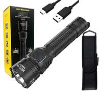 Nitecore MH25 PRO Long Throw Rechargeable Flashlight -3300 lumens, 771 Yard w/Eco-Sensa USB C Rechargeable Cable