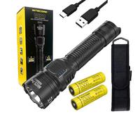 Nitecore MH25 PRO Multitask Hybrid Series Rechargeable Flashlight -3300 lumens w/Extra NL2153HP Batteries and Eco-Sensa USB Charging Cable