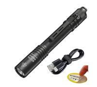 Nitecore MT2A Pro EDC Flashlight, 1000 Lumen, USB-C Rechargeable, 2X AA Battery Compatible Slim Penlight, Including NitecoreS Sticker