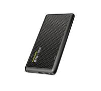 Nitecore Powerbank NB Plus - 10000 mAh, Slim Line, Ultralight, Carbon Housing