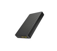 Nitecore Powerbank NB20000 Gen3 - Power Bank with 20000 mAh and Ultralight Carbon Fibre, Portable USB-C Charger, Fast Charging Power Delivery