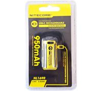 Nitecore Nl169R USB-C Rechargeable 16340 Li-Ion Battery 950 mAh 3.6V 3.42Wh