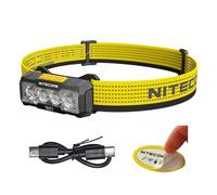Nitecore NU27 600 Lumens Running Camping Headlamp, USB-C Rechargeable with Warm, Neutral and Cool White Lights, Red Light, Including Nitecore Sticker