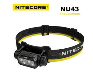 Nitecore NU43 Lighweight rechargeable headlamp - 1400 Lumens