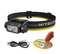 Nitecore NU45 1700 Lumen Headlamp, USB-C Rechargeable Fast Charging, Long Runtime for Camping, Running, or Work, with Auxilary White Reading Light and Red Light
