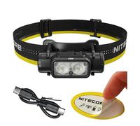 Nitecore NU53 1800 Lumen Headlamp, USB-C Rechargeable, Long Runtime, Industrial Work and Outdoor Headlamp with White & Red Auxiliary Lights