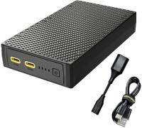 Nitecore Powerbank NB20000 Gen3 - Power Bank with 20000 mAh and Ultralight Carbon Fibre, Portable USB-C Charger, Fast Charging Power Delivery