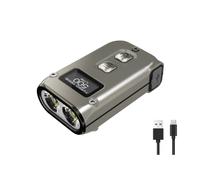 Nitecore TINI2 Ti Titanium USB Charge 500 Lumens LED Flashlight Torch