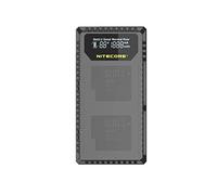Nitecore UGP5 Double Charger for GoPro Hero5/Hero6/Hero7 Battery + Indicator + USB