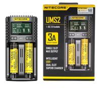 Nitecore Ums2 Battery Charger Silver