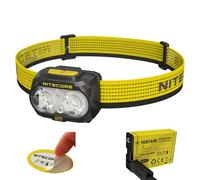 Nitecore UT27 MCT 800 Lumen Running Headlamp USB-C Rechargeable Dual Power with 3 Color Temperatures Red Light Lightweight Trail Hiking Camping Sticker (Standard)