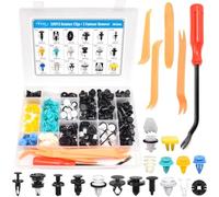 Niteguy 240Pcs Tesla Bumper Fender Liner Push Retainer Fastener Rivet Clips,15 Sizes Auto Plastic Push Rivets Set with Fastener Remover for Tesla Body Interior and Exterior Retainer Fastener Clip