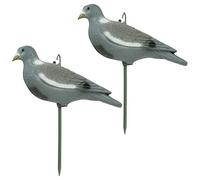 NITEHAWK 2 x Painted Full Body Pigeon Decoy Shell Hunting Shooting Fake Bird Decoying Pack