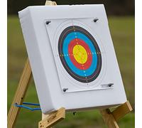 Nitehawk 60x60cm Archery Self Healing Foam Target Board + 20 Paper Faces
