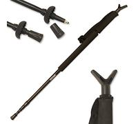 Nitehawk Adjustable Black Hunting/Shooting Air Rifle Monopod Walking Stick