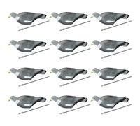 NITEHAWK Pack of 12 Half Shell 16” Pigeon Decoys, Highly Realistic High Definition Shooting/Hunting Decoys, Carry Bag Included