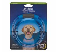 NiteHowl LED Safety Dog Collar Necklace, Blue -NHO-03-R3
