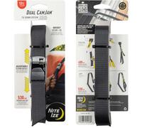 Nite Ize CJD12-09-R3 Dual Cam Jam Tie Down System, Black, 12 ft