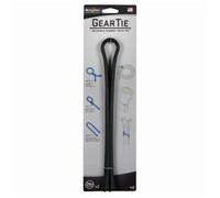Nite Ize GT24-01-2R3 Original Gear, Reusable Rubber Twist Tie, 24 Inch, 2-Pack, Black, Made in The USA, 24"-2 Pack