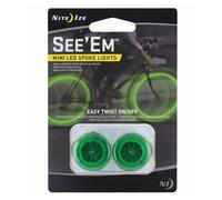 Niteize Nite Ize See em Mini Led Spoke Lights: Green Colour: Green