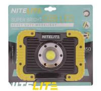 NiteLite Super Bright COB LED Heavy Duty Worklight - Requires 4 x AA Batteries (Included)