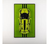 Nitemode Display Wallboard Compatible with Lego Technic Ferrari Model Car Kit Building Set 42115(No Model)