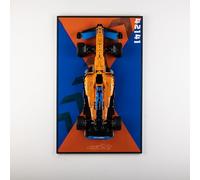 Nitemode Display Wallboard Compatible with Lego Technic Ferrari Model Car Kit Building Set 42141(No Model)